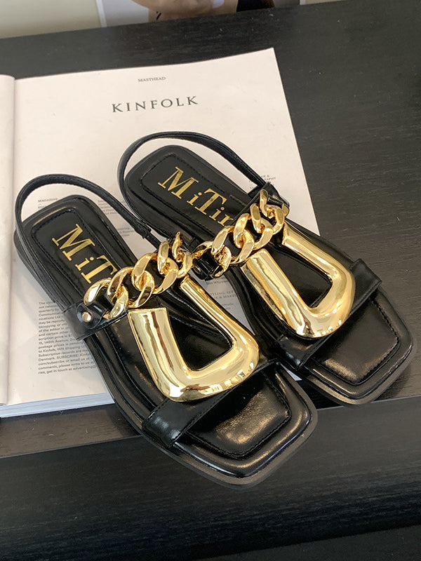 Sophisticated Sandals with a Clean Classic Look