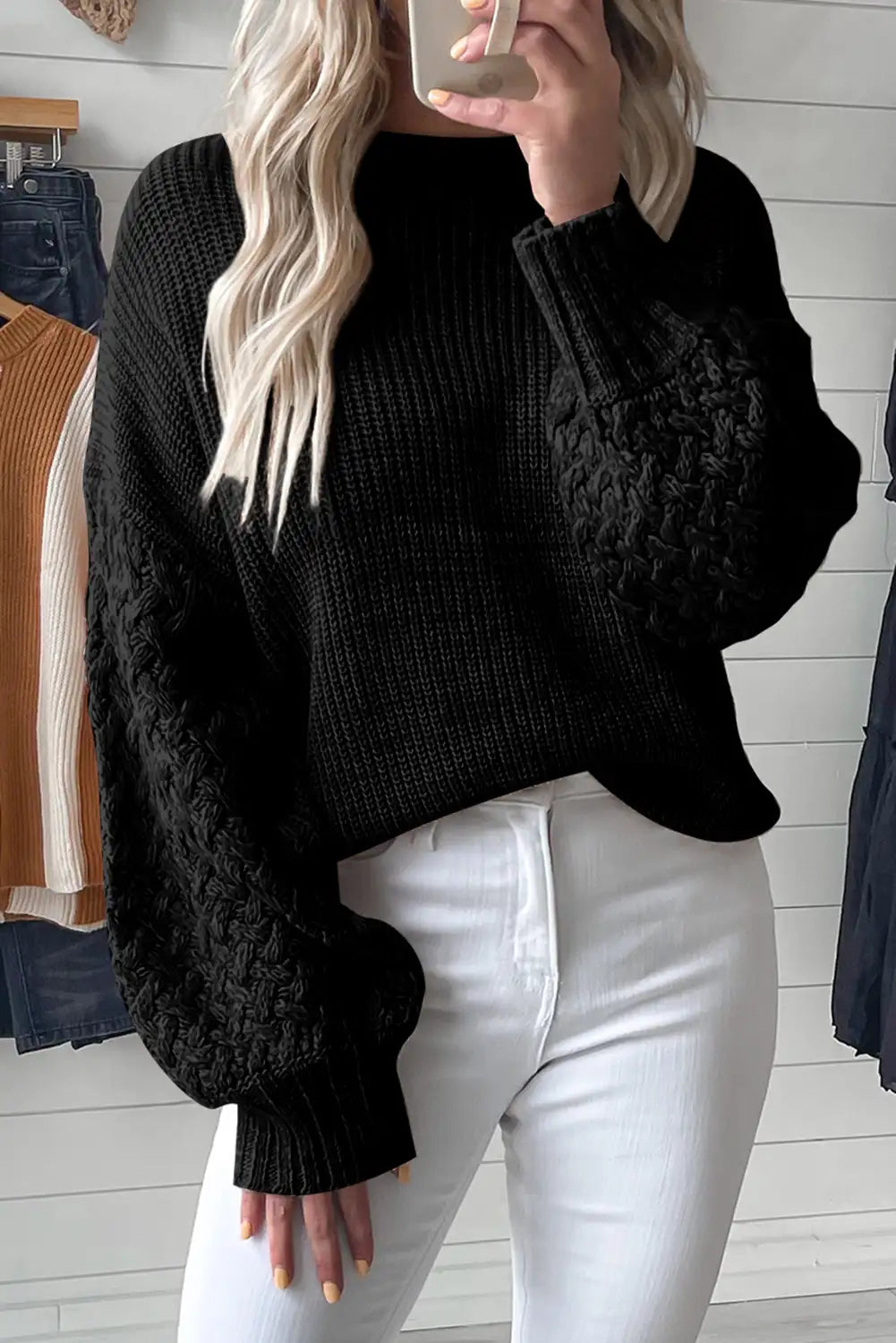 Vintage Inspired Sweater with a Contemporary Edge