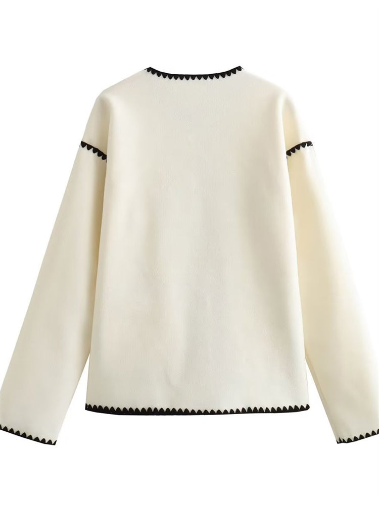 Vintage Inspired Cardigan with a Contemporary Edge