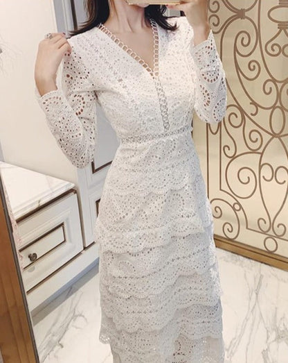 A Vintage Style Dress with Delicate Timeless Details