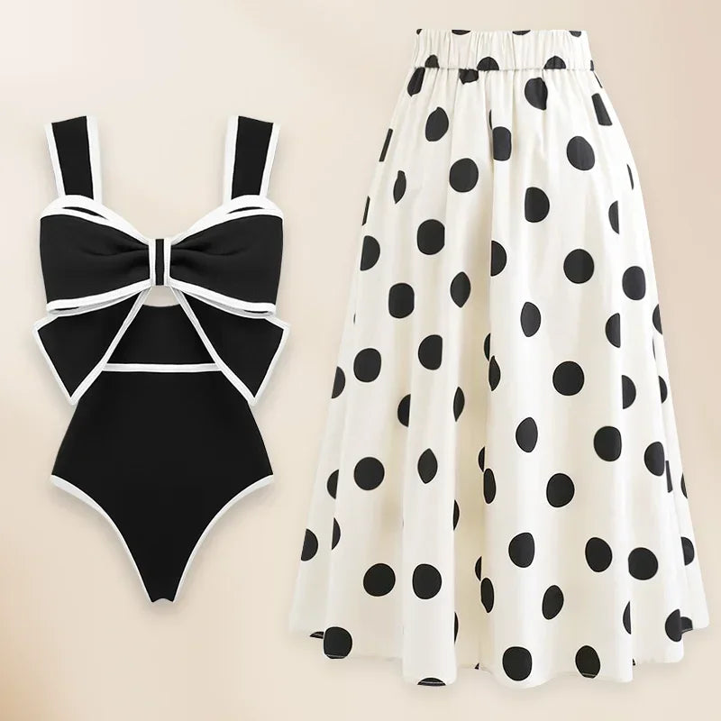 A Vintage Style Swimsuit with Delicate Timeless Details