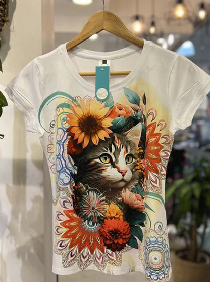 A Vintage Style T-Shirt with Delicate Timeless Details