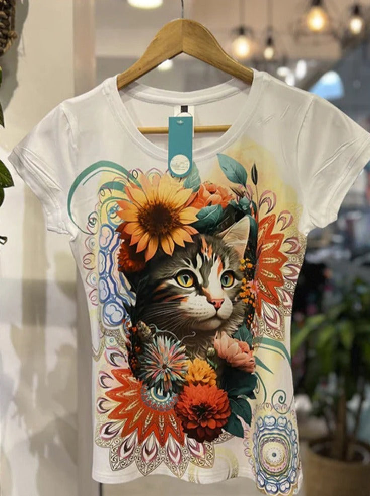 A Vintage Style T-Shirt with Delicate Timeless Details