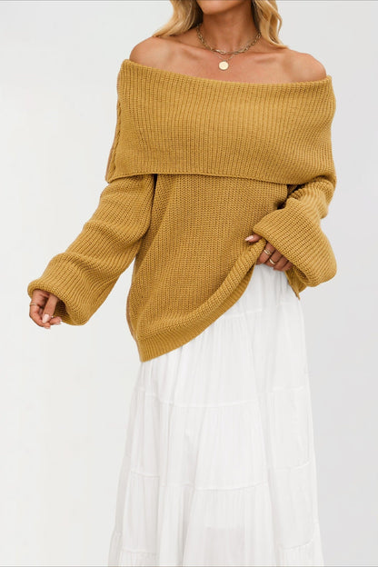 Well Tailored Sweater with a Graceful Silhouette