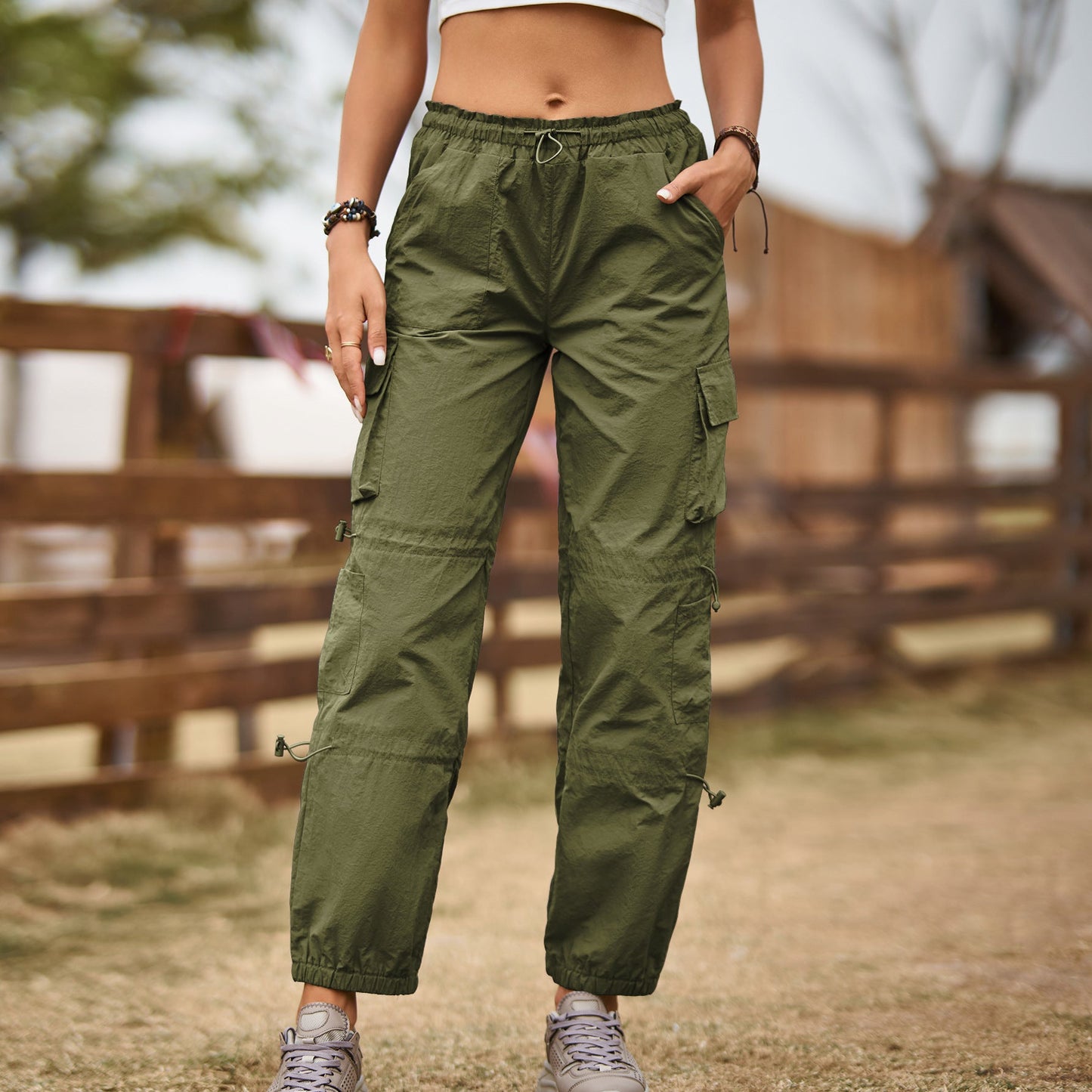 A Vintage Style Pants with Delicate Timeless Details