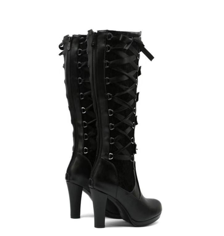 A Vintage Style Boots with Delicate Timeless Details
