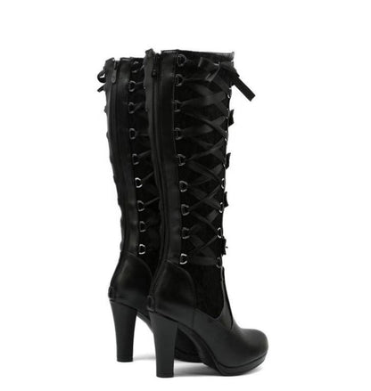 A Vintage Style Boots with Delicate Timeless Details