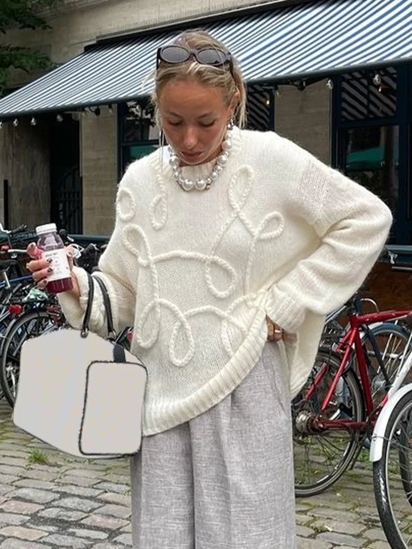 Vintage Inspired Sweater with a Contemporary Edge