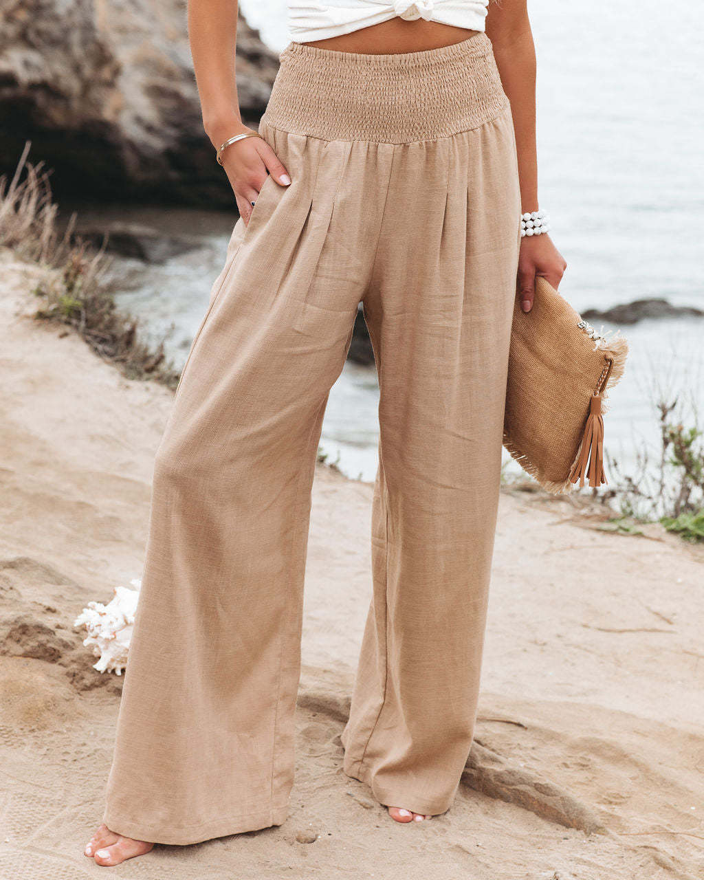 A Vintage Style Pants with Delicate Timeless Details