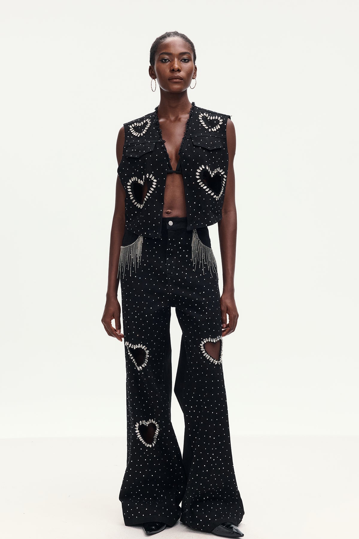 A Vintage Style Pants with Delicate Timeless Details