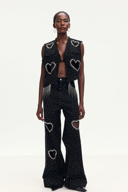 A Vintage Style Pants with Delicate Timeless Details