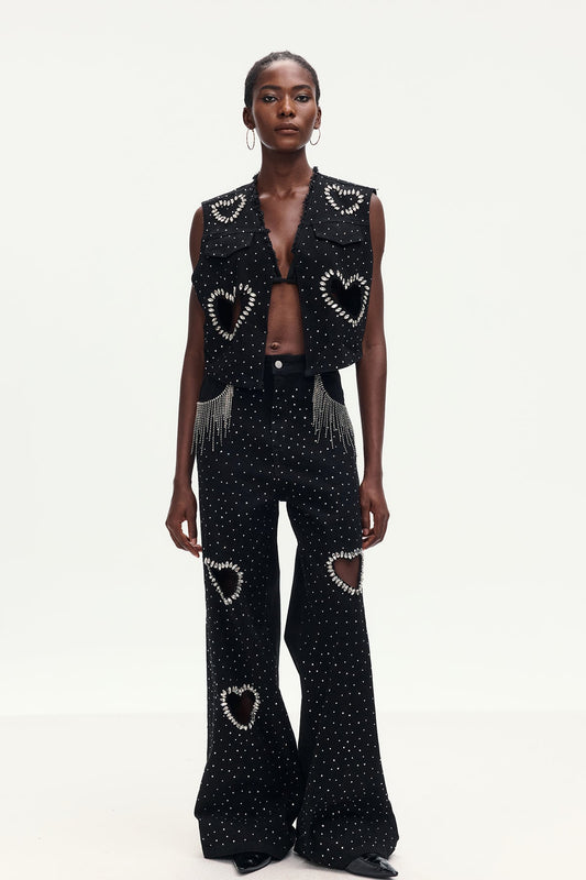 A Vintage Style Pants with Delicate Timeless Details