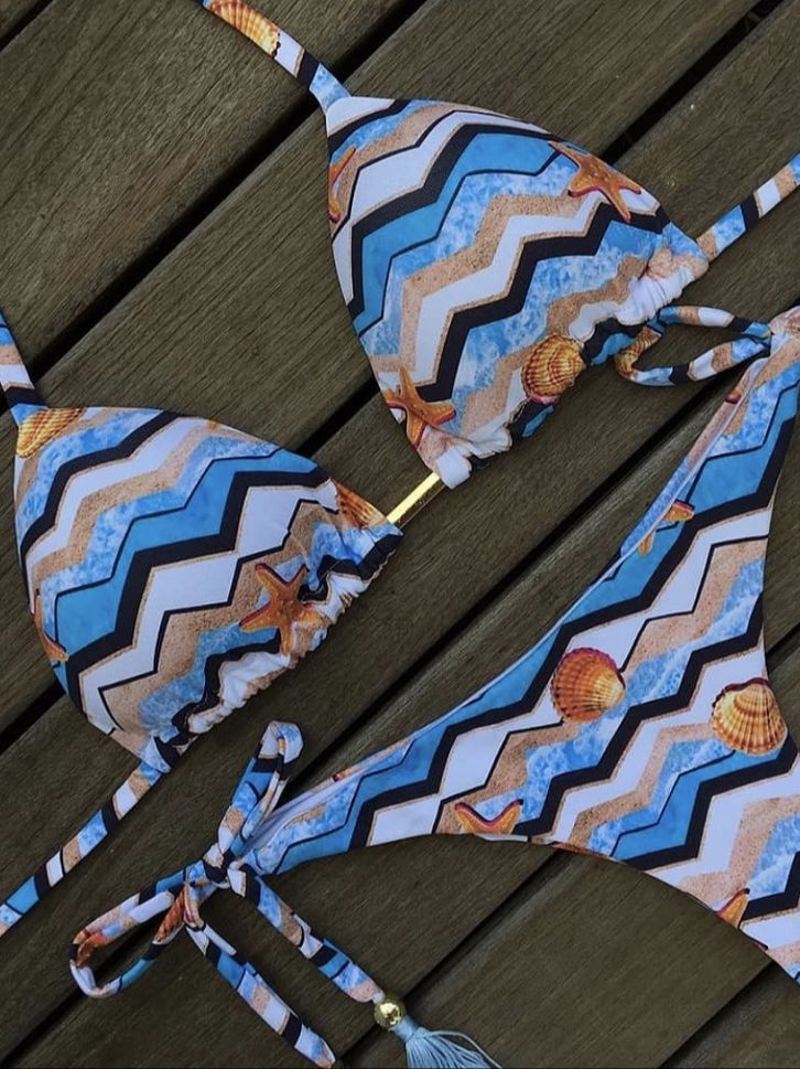 Classic Vintage Bikini with a Flattering Fit