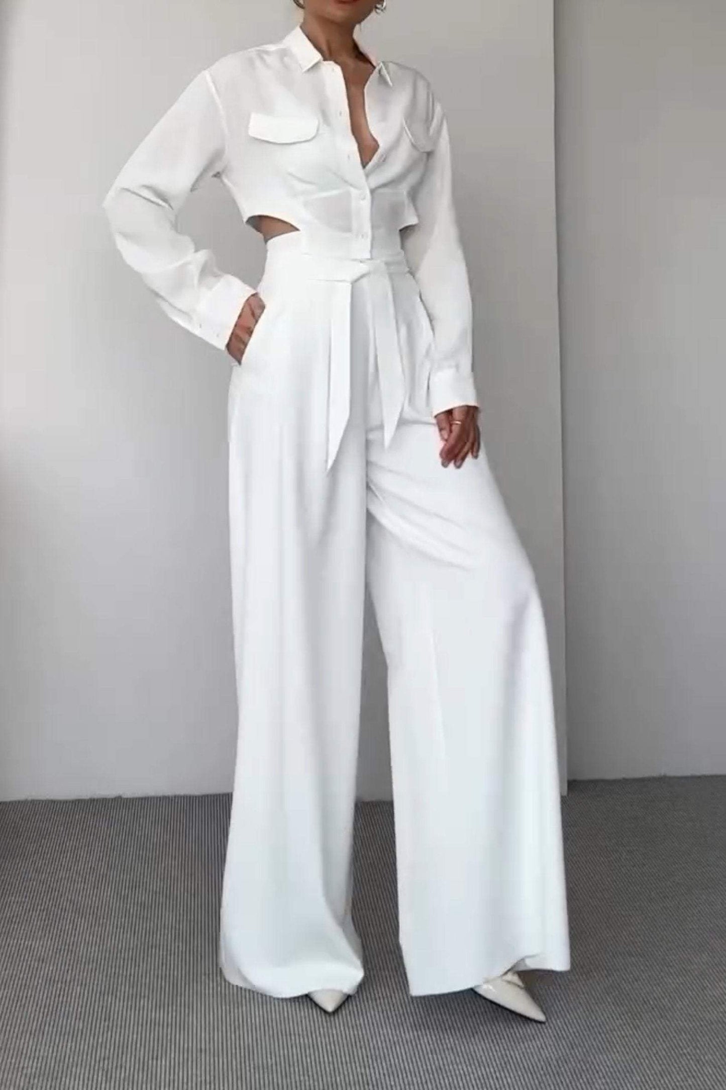 A Vintage Style Trousers with Delicate Timeless Details