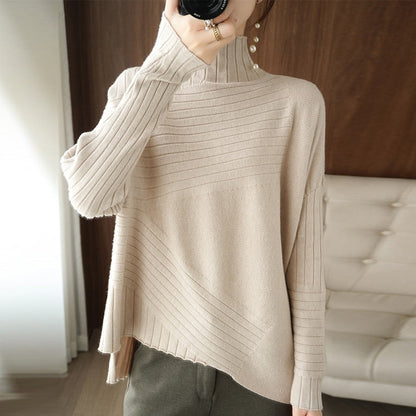 Well Tailored Pullover with a Graceful Silhouette