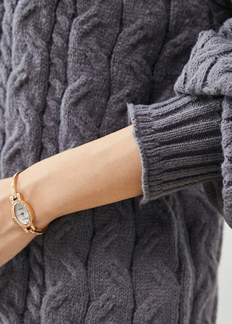 A Vintage Style Sweater with Delicate Timeless Details