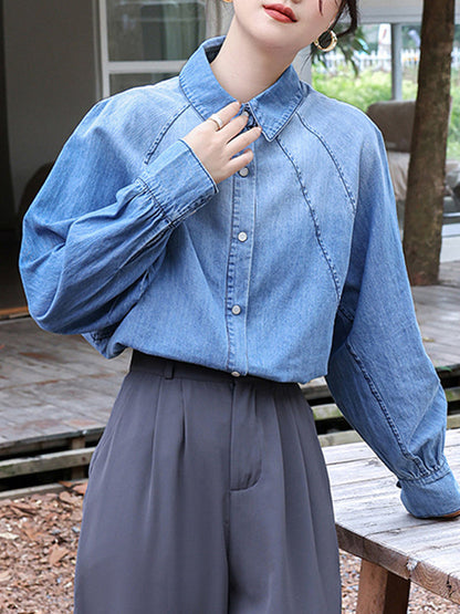 Classic Vintage Blouse with a Flattering Fit