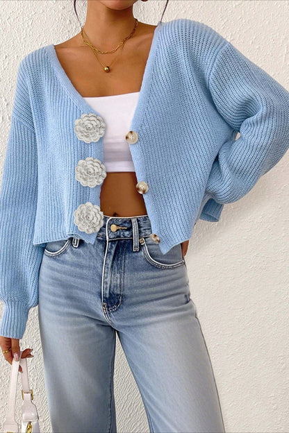 A Vintage Style Sweater with Delicate Timeless Details