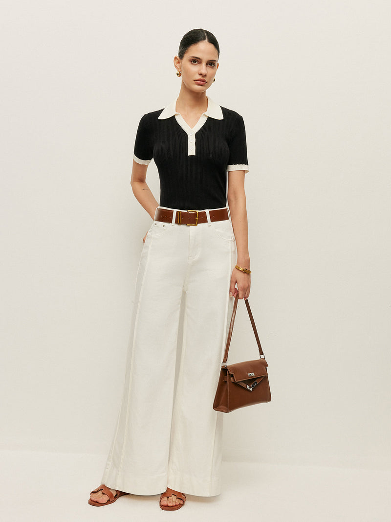 Well Tailored Top with a Graceful Silhouette