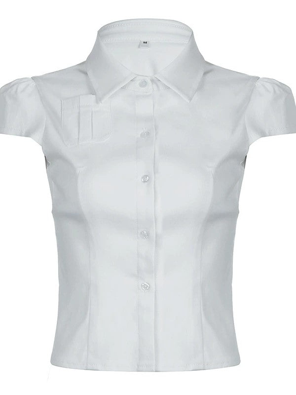 Classic Vintage Blouse with a Flattering Fit