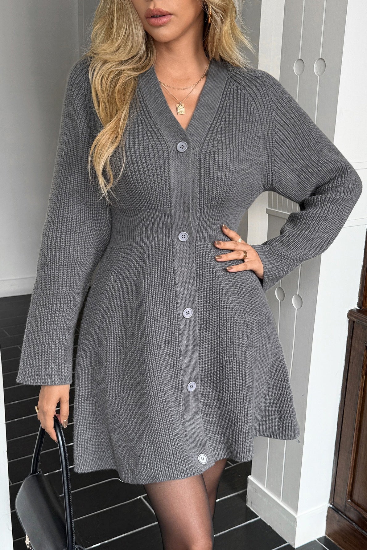 A Vintage Style Sweater with Delicate Timeless Details