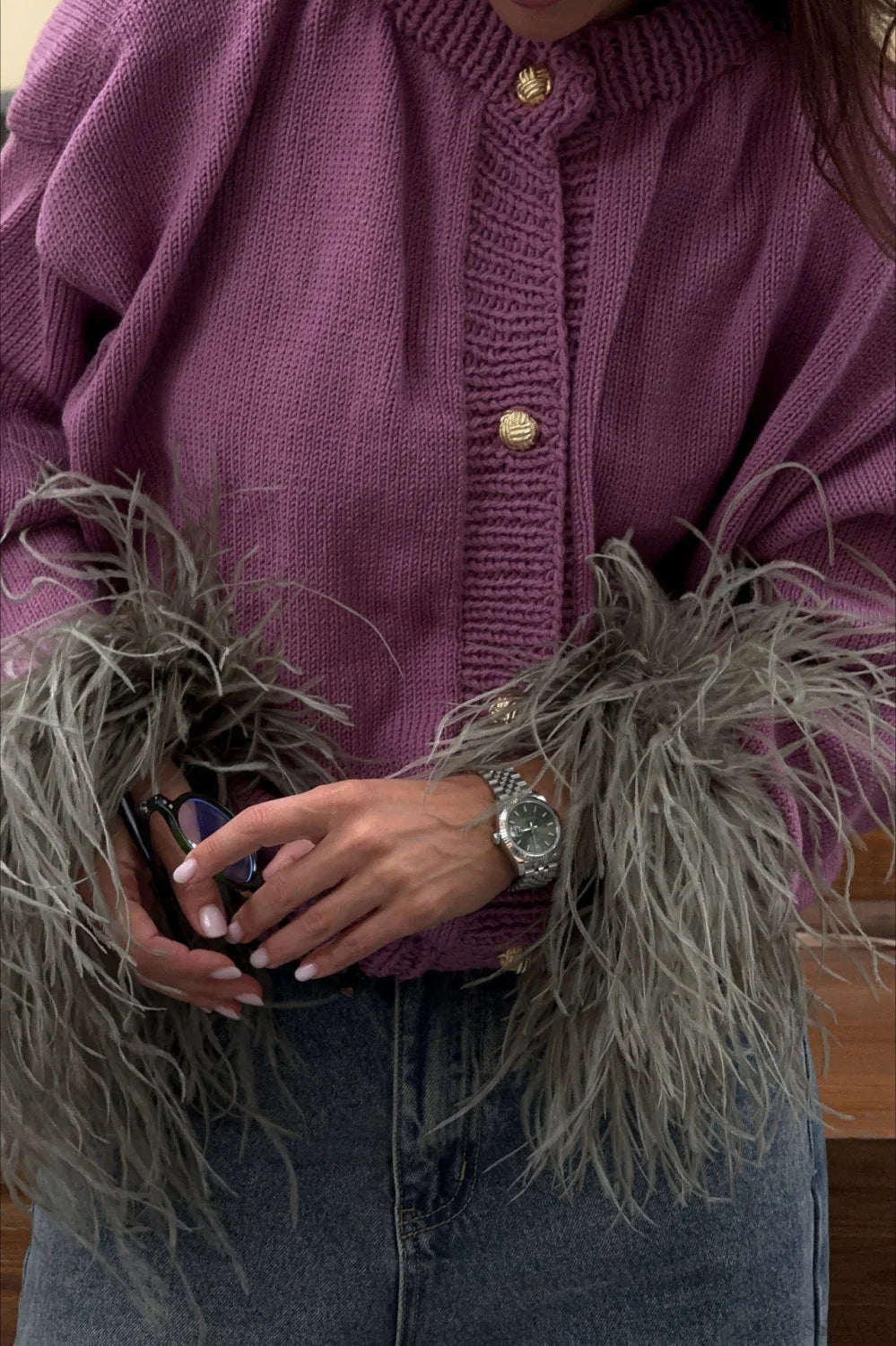 Vintage Inspired Sweater with a Contemporary Edge