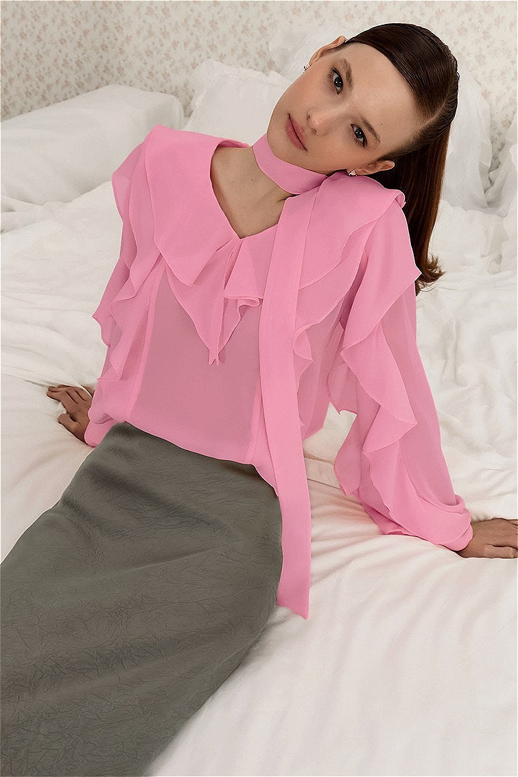 Vintage Inspired Blouse with a Contemporary Edge