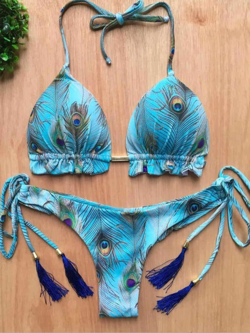 Classic Vintage Bikini with a Flattering Fit