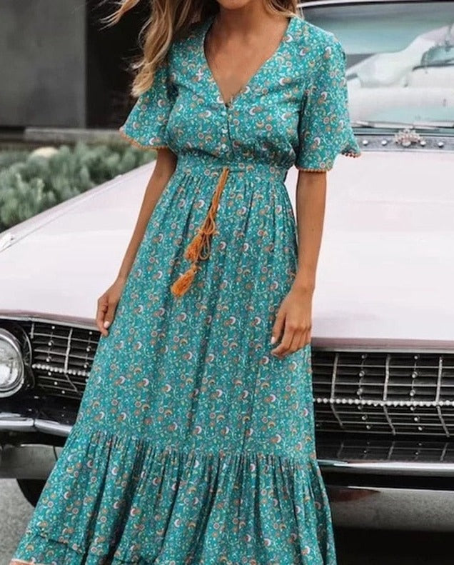A Vintage Style Dress with Delicate Timeless Details