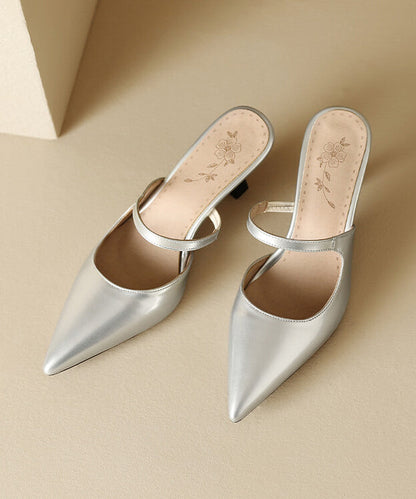 A Vintage Style Sandals with Delicate Timeless Details
