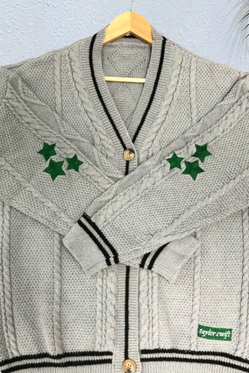 A Vintage Style Cardigan with Delicate Timeless Details