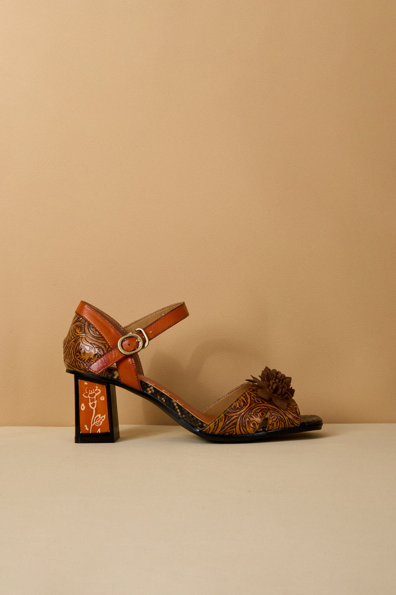 A Vintage Style Heels with Delicate Timeless Details