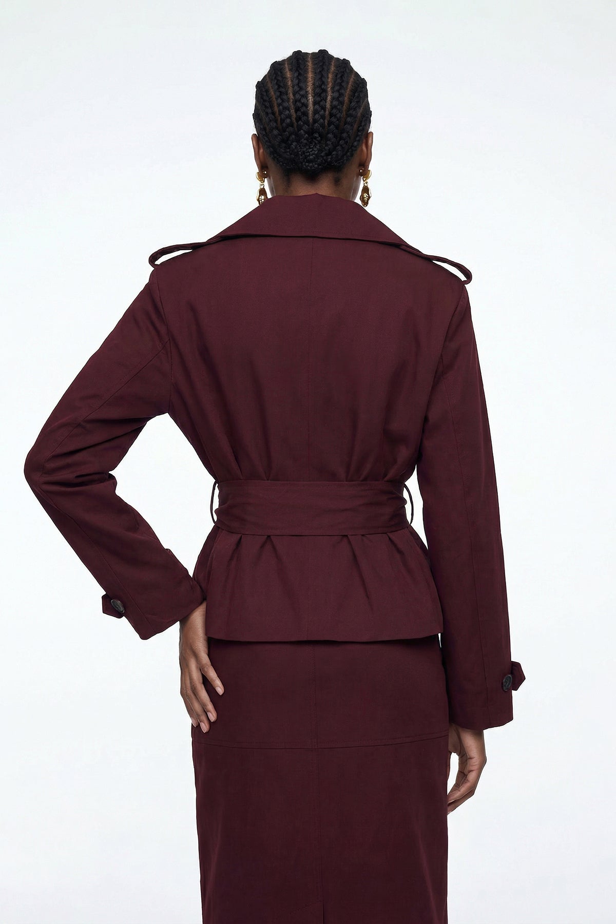 A Vintage Style Coat with Delicate Timeless Details