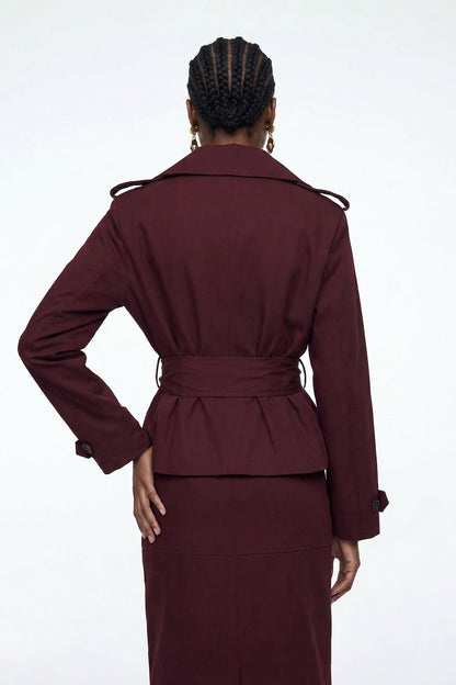 A Vintage Style Coat with Delicate Timeless Details