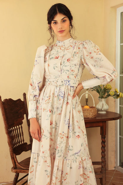 A Vintage Style Dress with Delicate Timeless Details