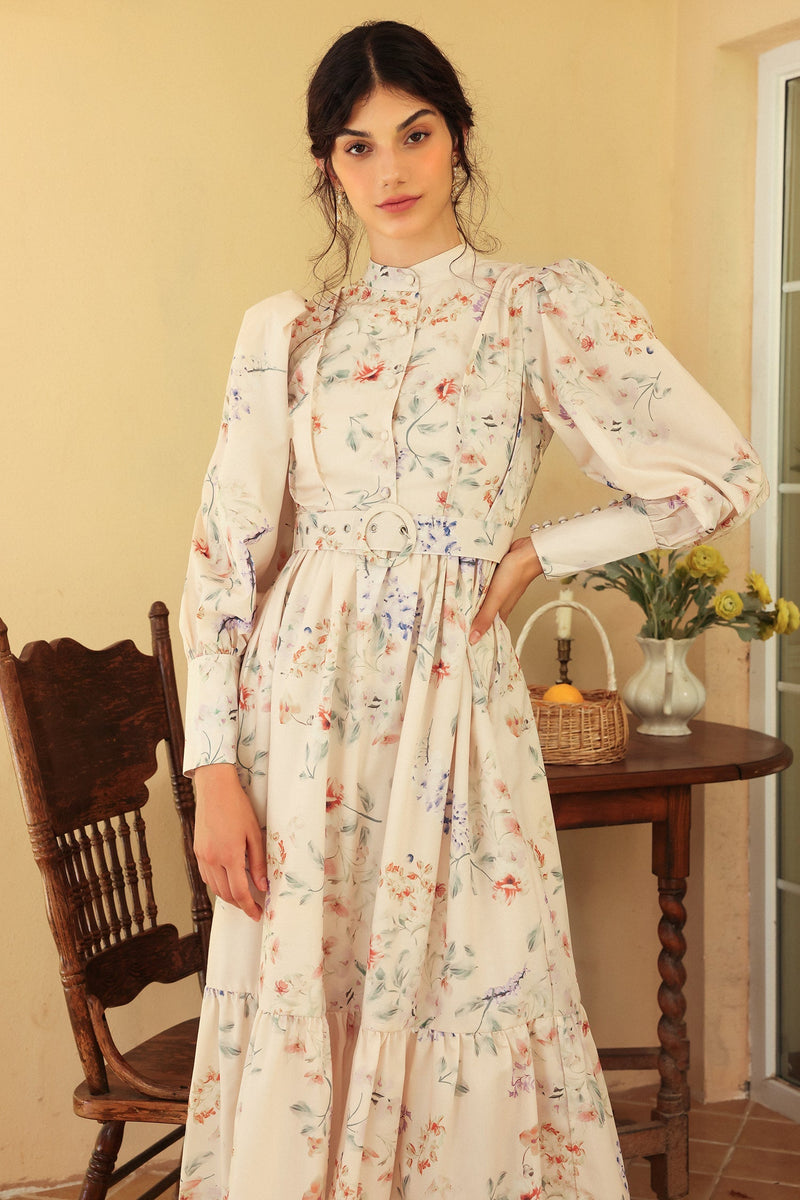 A Vintage Style Dress with Delicate Timeless Details