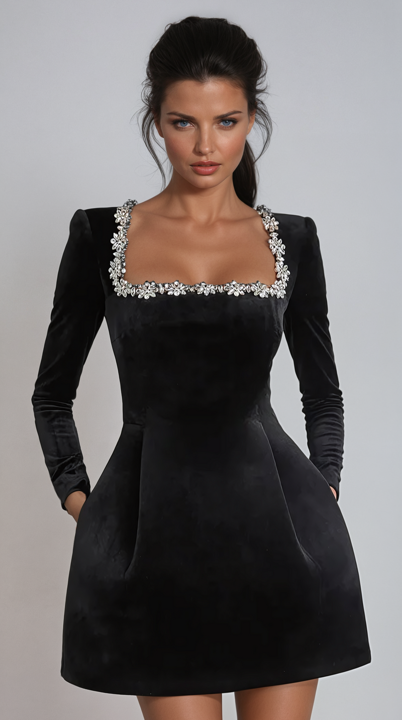 A Vintage Style Dress with Delicate Timeless Details