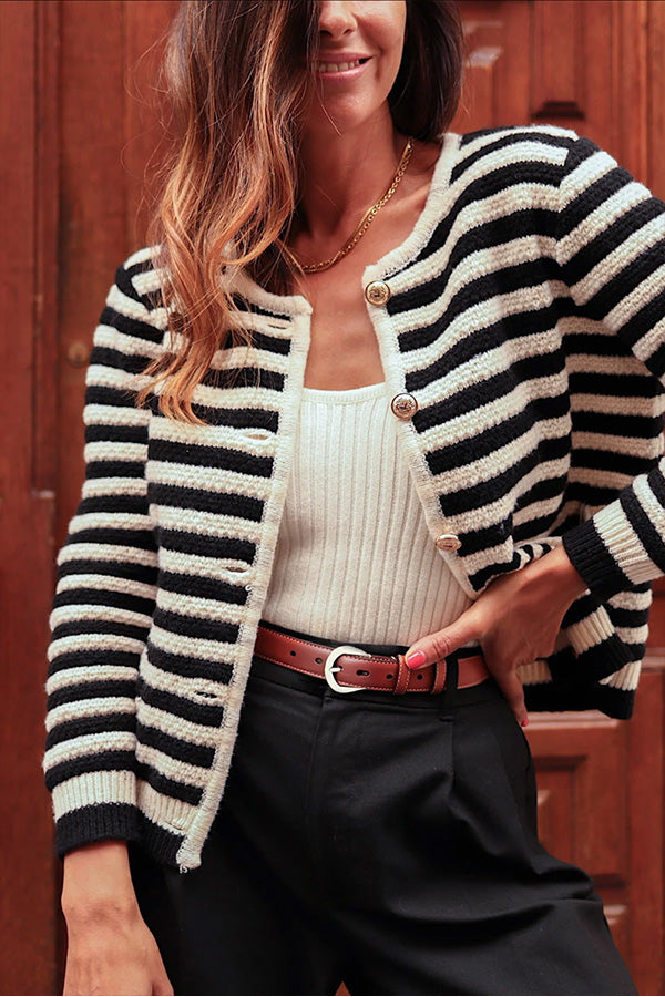 Vintage Inspired Cardigan with a Contemporary Edge