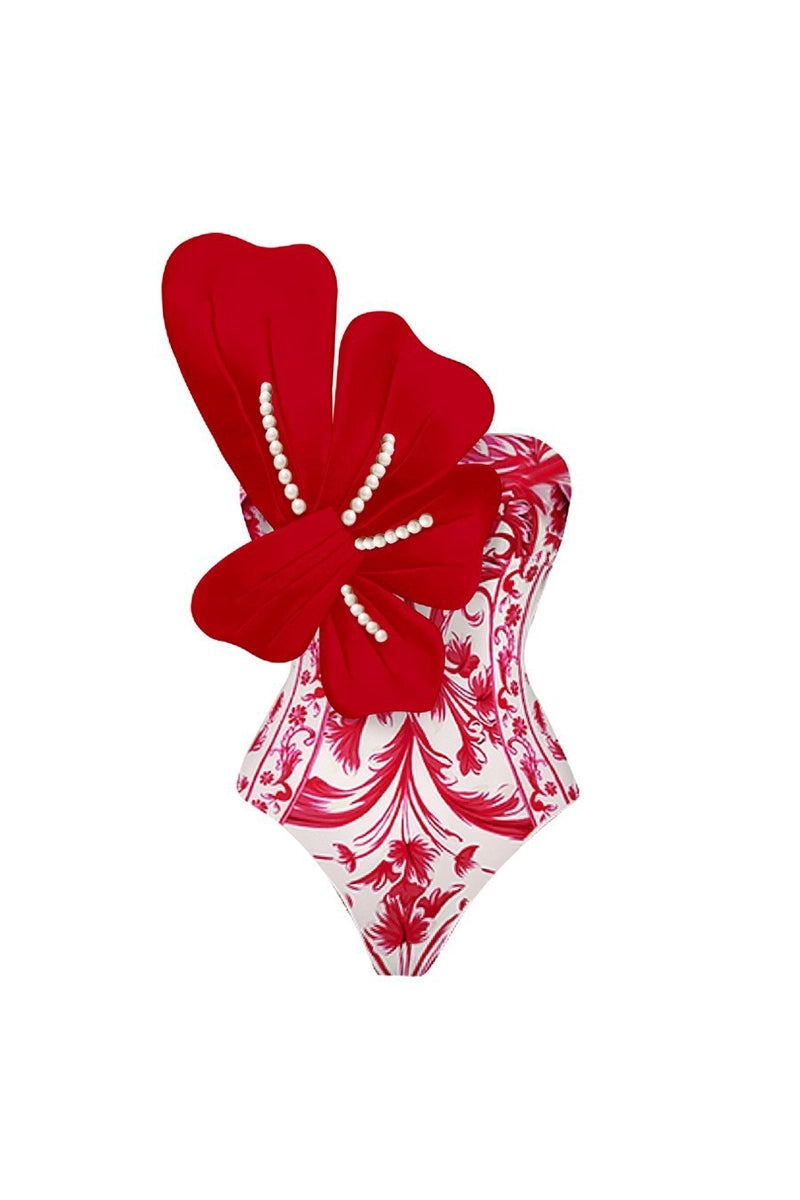 A Vintage Style Swimsuit with Delicate Timeless Details