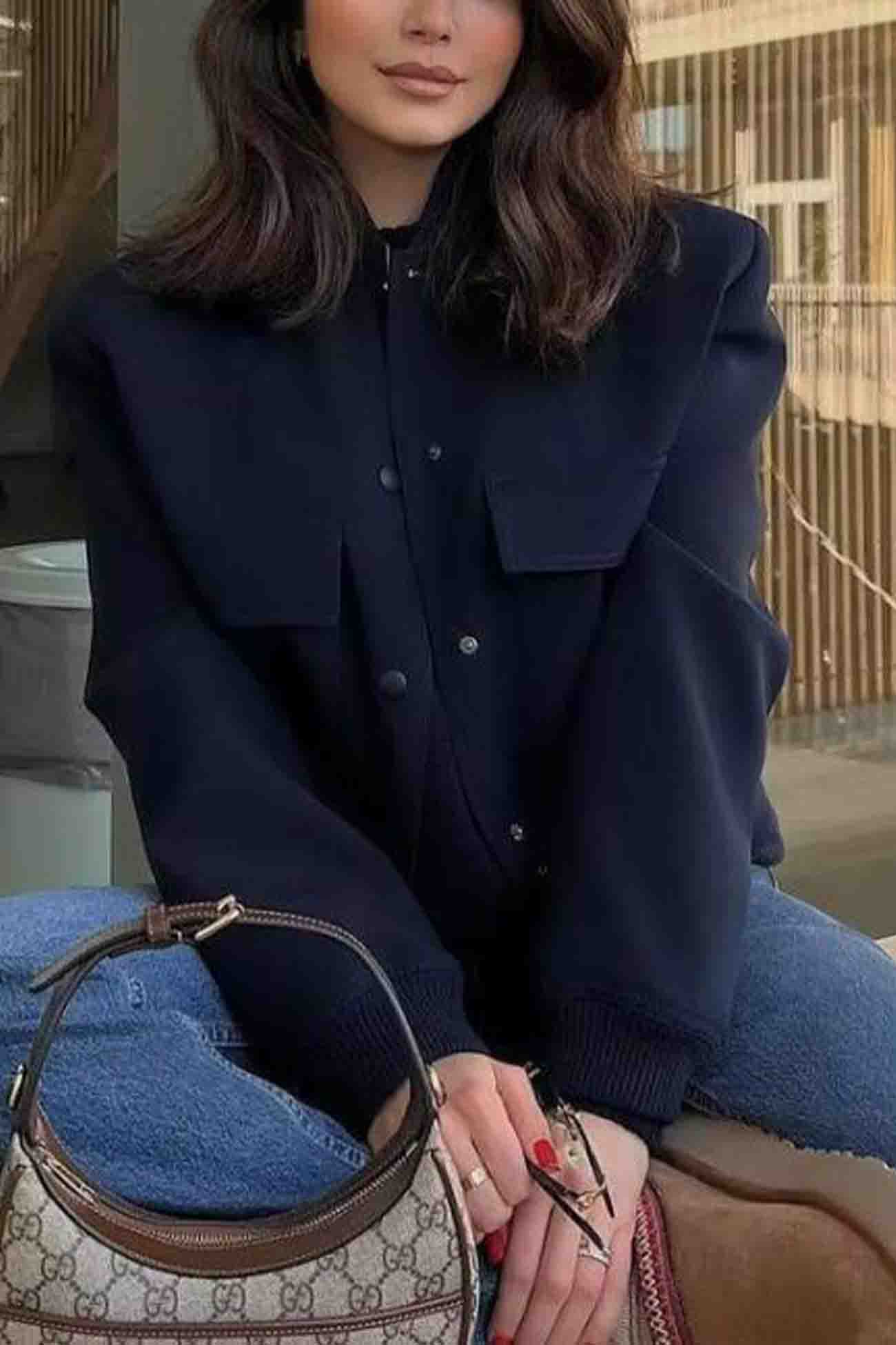 A Vintage Style Jacket with Delicate Timeless Details