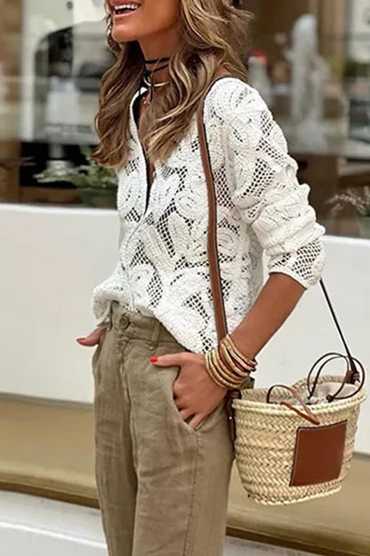 Beautifully Finished Blouse in a Timeless Design