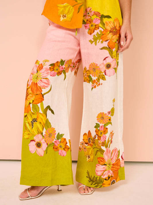 A Vintage Style Pants with Delicate Timeless Details