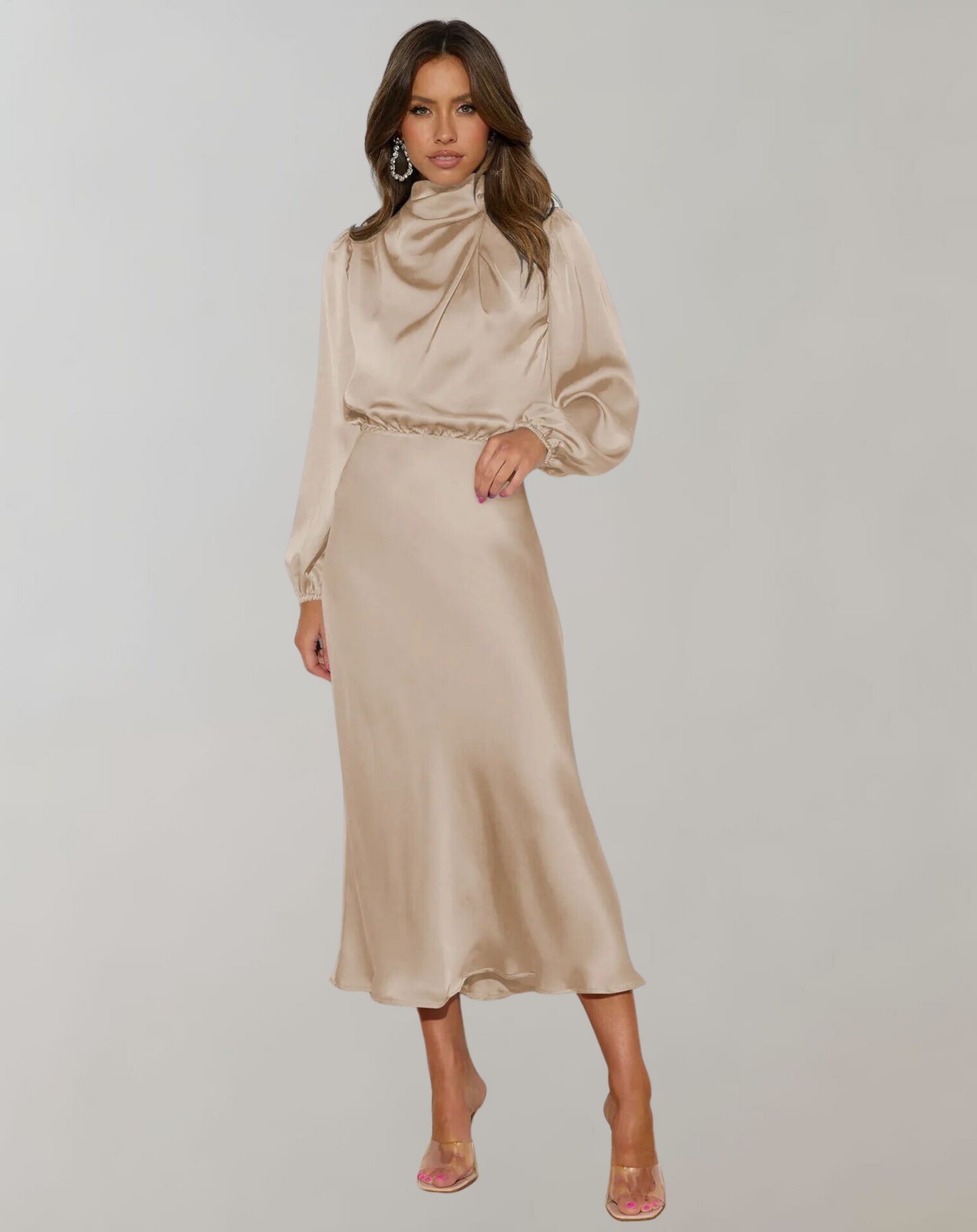 Elegantly Styled Dress for Everyday Wear