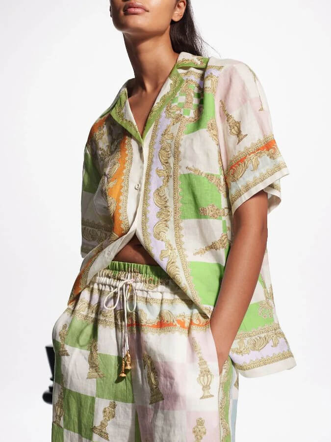 A Vintage Style Shirt with Delicate Timeless Details