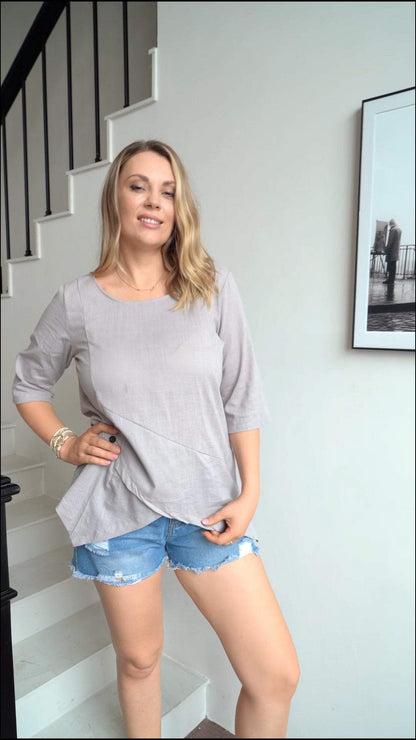 Classic Vintage Top with a Flattering Fit