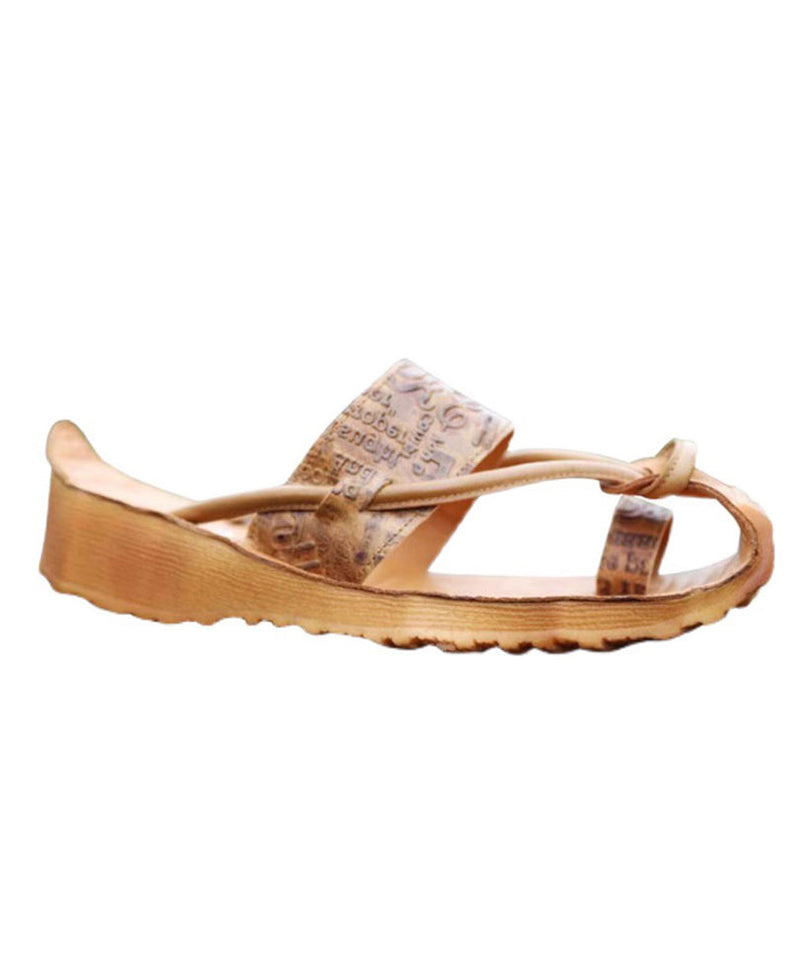 A Vintage Style Sandals with Delicate Timeless Details
