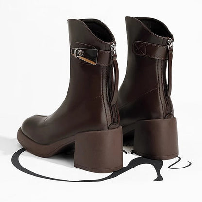 A Vintage Style Boots with Delicate Timeless Details