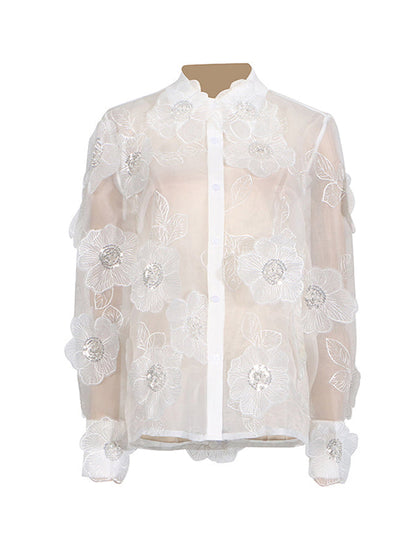 A Vintage Style Blouse with Delicate Timeless Details
