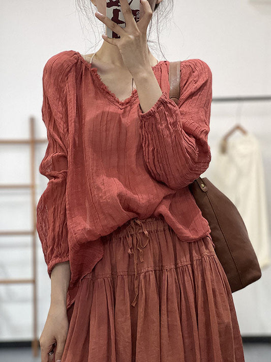Well Tailored Blouse with a Graceful Silhouette