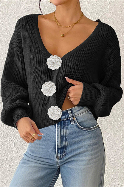 A Vintage Style Sweater with Delicate Timeless Details